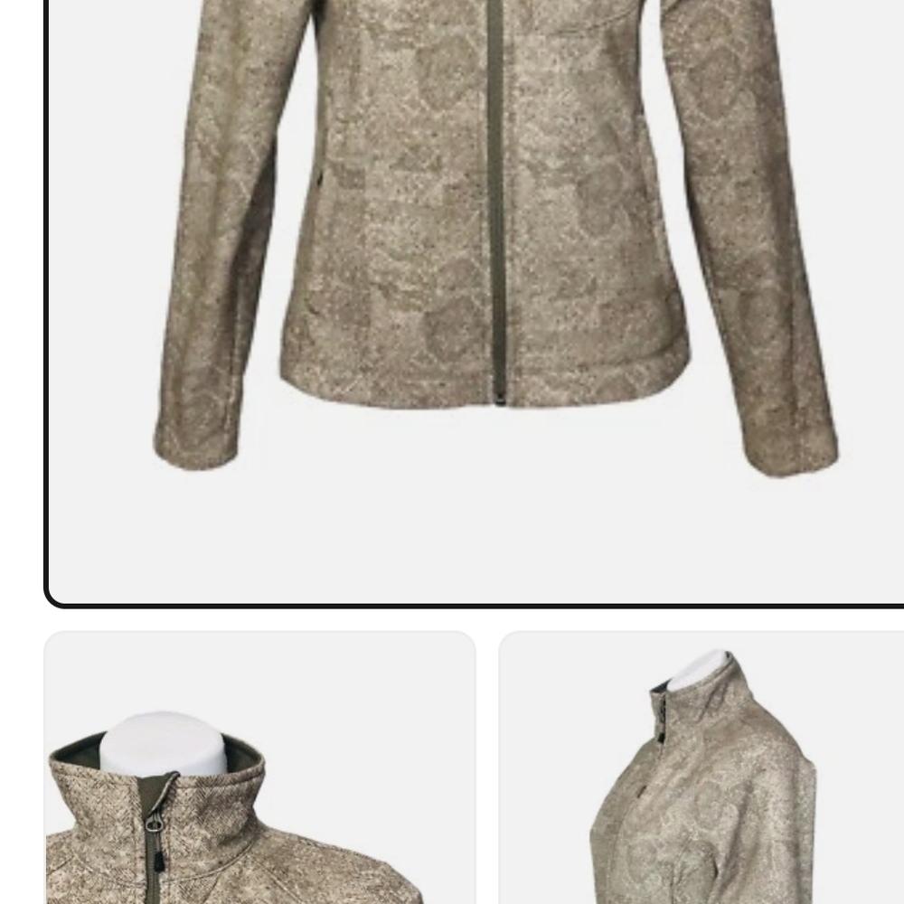 The North Face Olive Patterned Jacket - image 3